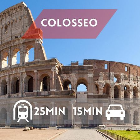 -15Min Dal Colosseo- Aria Condizionata & Netflix Gratis Apartment Rome Luaran gambar
