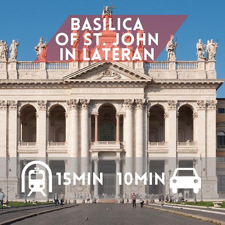 -15Min Dal Colosseo- Aria Condizionata & Netflix Gratis Apartment Rome Luaran gambar