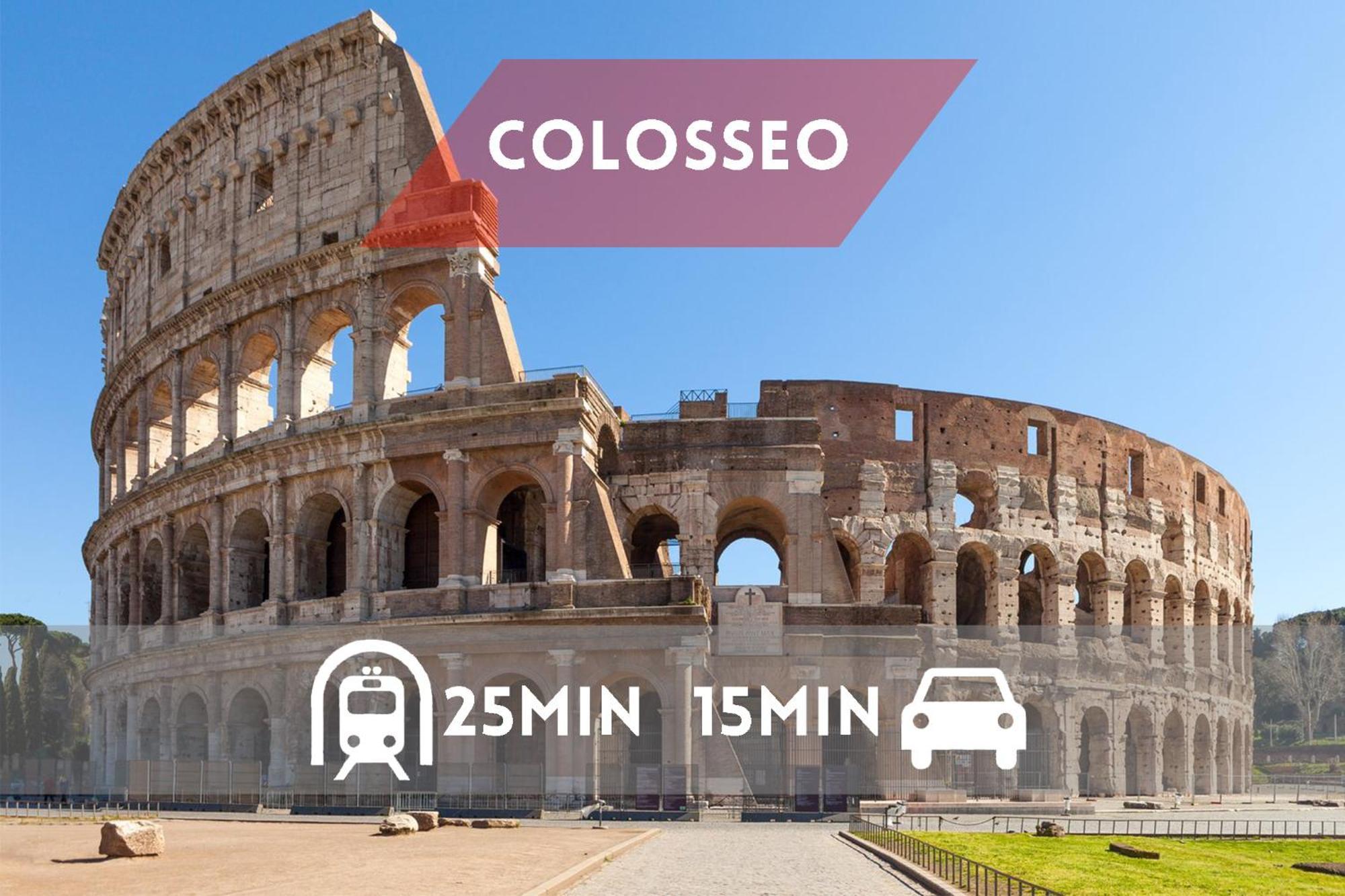 -15Min Dal Colosseo- Aria Condizionata & Netflix Gratis Apartment Rome Luaran gambar
